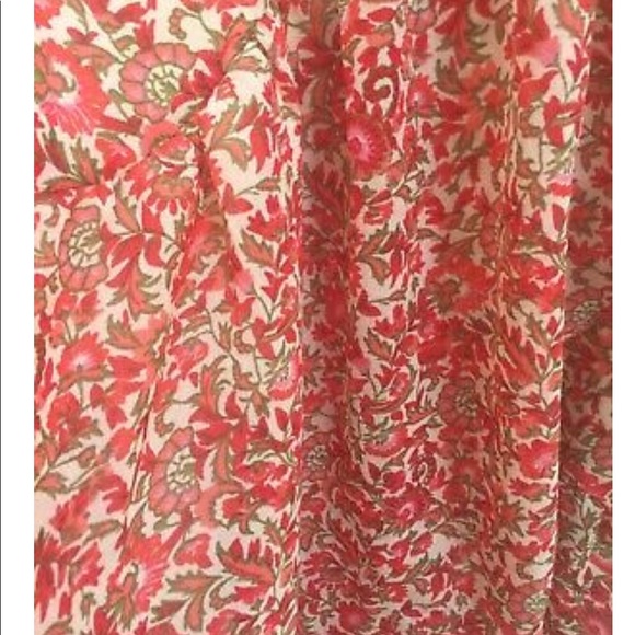 Rana Gill Red Floral Dress - Picture 6 of 10